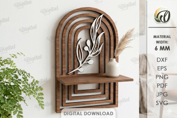 3D Decorative Shelf Laser Cut: Elevate Your Creative Projects