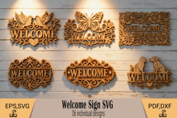 Craft a Warm Welcome with Laser Cut SVG Designs
