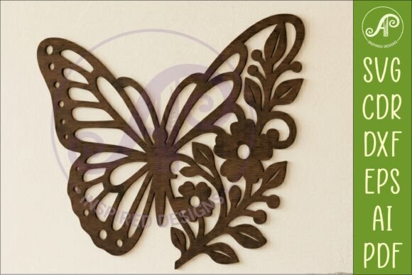 Create Modern Wall Art with This Butterfly SVG Design