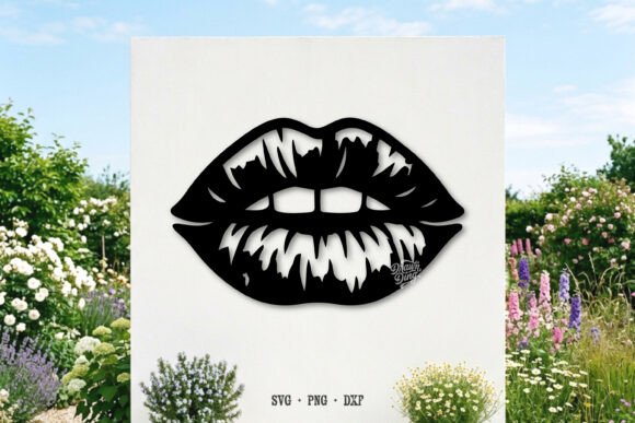 Creative Lips SVG for Laser Cut Projects