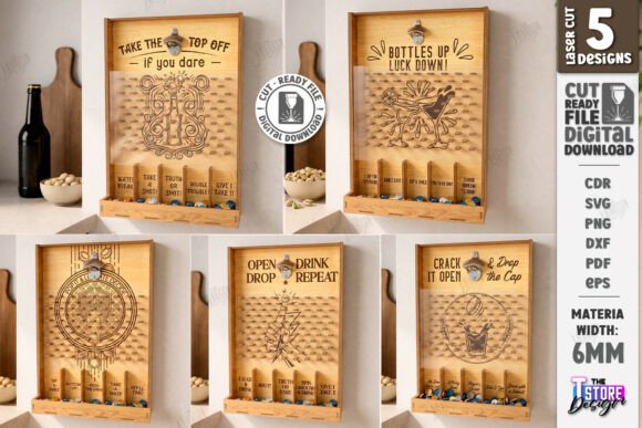 Drink Packet Organizers Laser Cut Bundle