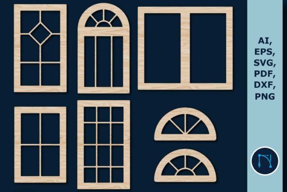 Laser & Paper Cut Windows SVG Bundle