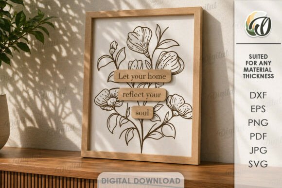 Wooden Home Decor Laser Cut: Your Digital Design Solution
